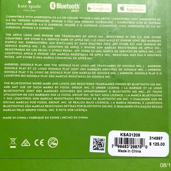 New In Box Kate Spade Fitness & Activity Tracker - Picture 2 of 2